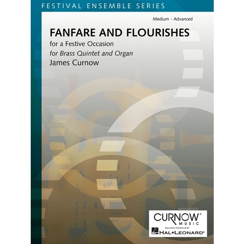 Fanfare And Flourishes Brass Quintet / Organ (Music Score/Parts)