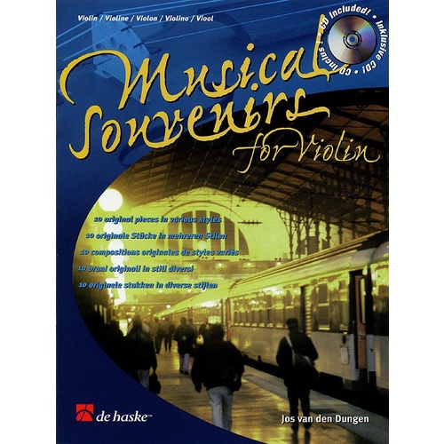 Musical Souvenirs For Violin Book/CD