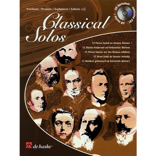 Classical Solos Trombone Book/CD