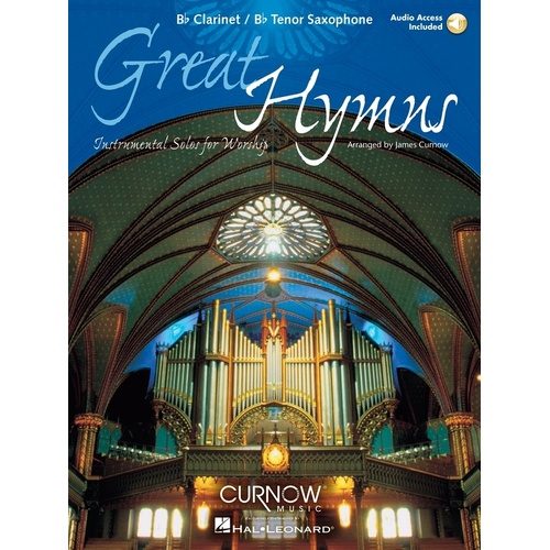 Great Hymns Instrumental Solos For Worship clarinet (Softcover Book/CD)