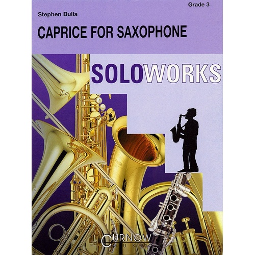 Caprice For Saxophone Concert Band 3 (Music Score/Parts)