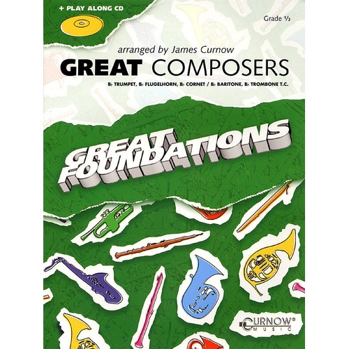 Great Composers Trumpet/Bflat Bar Gr 1/2 Book/CD (Softcover Book/CD)