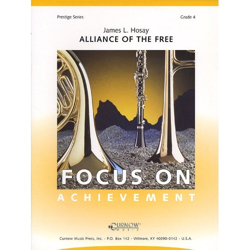 Curnow Concert Band - Alliance Of The Free 4 (Music Score/Parts)