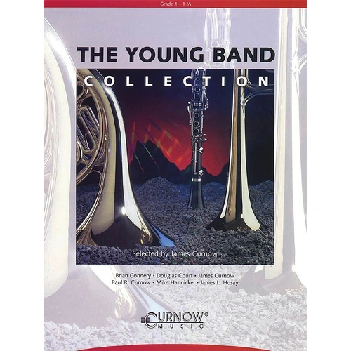 Young Band Collection Conductor's Score by Curnow Music - 204 Pages, Grade 1.5, Includes Promenade, Sugar Creek Saga, and More