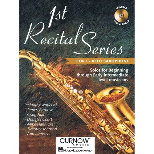 First Recital Series Book/CD Alto Sax (Softcover Book/CD)