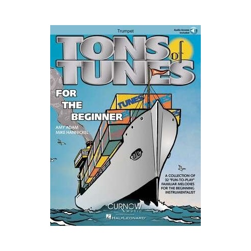 Tons of Tunes for the Beginner Trumpet Book by Curnow Music