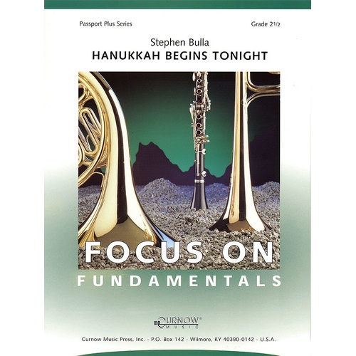 Curnow Concert Band - Hanukkah Begins Tonight 2.5 (Music Score/Parts)