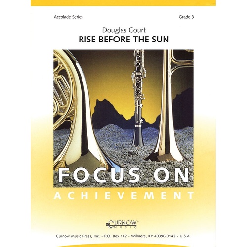 Curnow Concert Band - Rise Before The Sun 3 (Music Score/Parts)