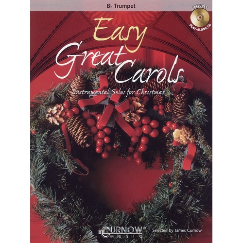 Easy Great Carols Flute Oboe Mallet Percussion Book/CD (Softcover Book/CD)
