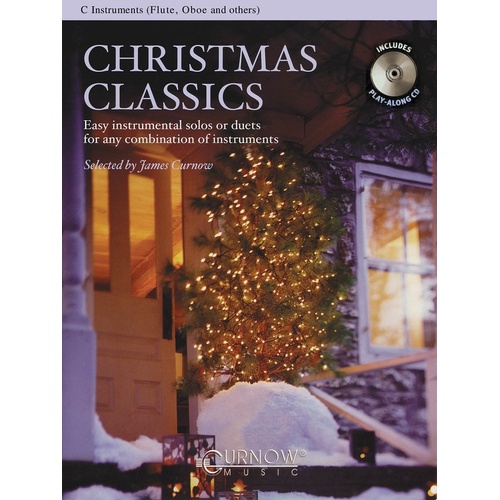 Christmas Classics C Instruments Flute Oboe Book/CD (Softcover Book/CD)