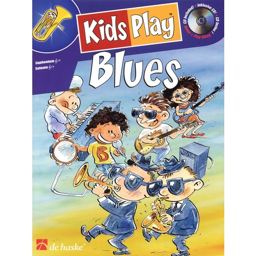 Kids Play Blues Euphonium Book/CD