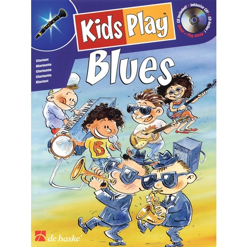 Kids Play Blues Clarinet Book/CD