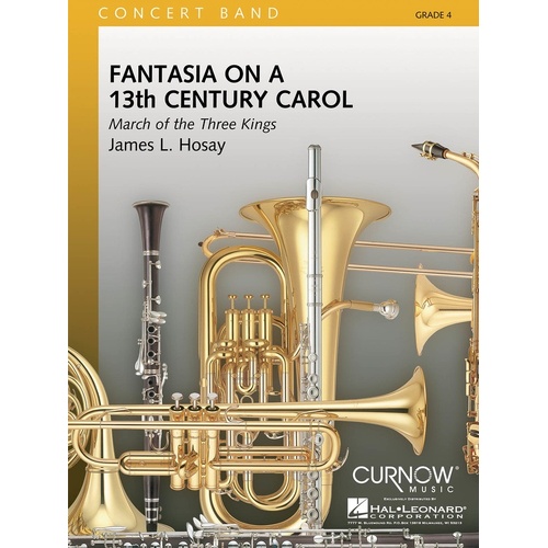 Curnow Concert Band - Fantasia On A 13Th Century Carol 4 (Music Score/Parts)
