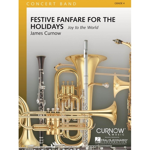 Curnow Concert Band - Festive Fanfare For The Holidays 4 (Music Score/Parts)