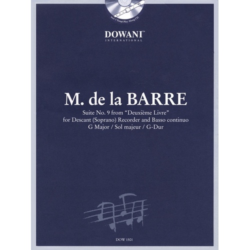 Suite In G Major Rec Book/CD