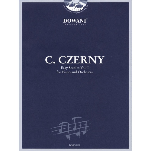 Easy Studies Vol 1 Piano Book/CD (Softcover Book/CD)