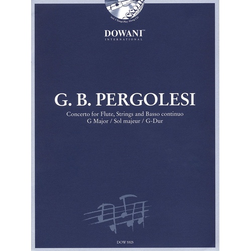 Concerto For Flute G Maj Flute Book/CD (Softcover Book/CD)