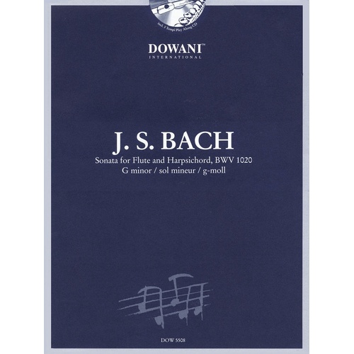Sonata For Flute G Min Bwv 1020 Book/CD   (Softcover Book/CD)