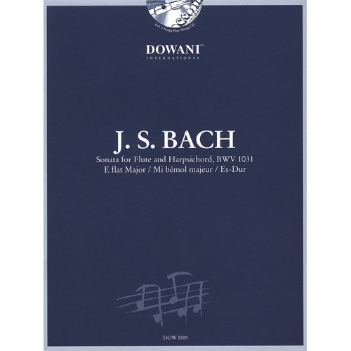 Sonata For Flute Bwv 1031 Book/CD Flute (Softcover Book/CD)