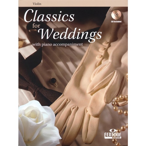 Classics For Weddings Book/CD Violin