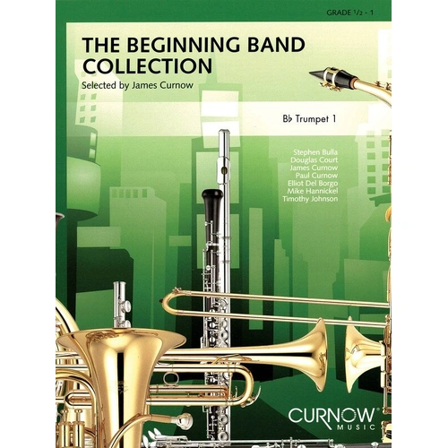 Beginning Band Collection Trumpet 1 CB1, Curnow Music Concert Band, 16 Pages, Grade 0.5