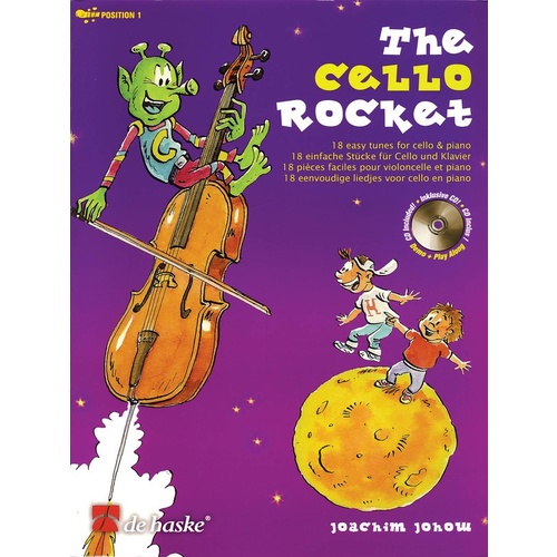CELLO ROCKET CELLO AND PIANO Book/CD