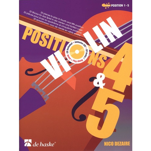 VIOLIN POSITIONS 4 and 5 Book/CD