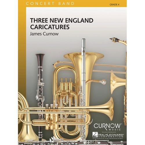 Curnow Concert Band - Three New England Caricatures 4 (Music Score/Parts)