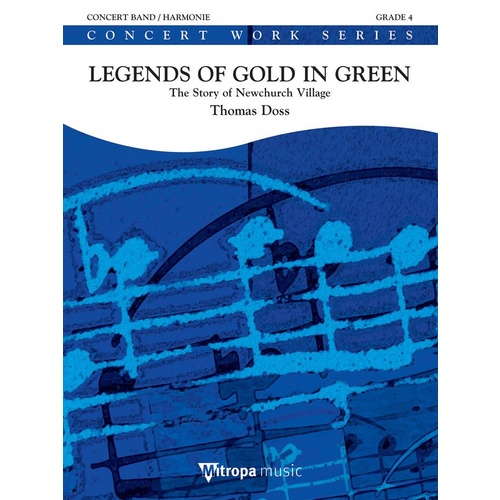 Legends Of Gold In Green Concert Band 4 Score/Parts