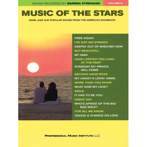 Music Of The Stars Vol 9 Barbara Streisand PVG (Softcover Book)