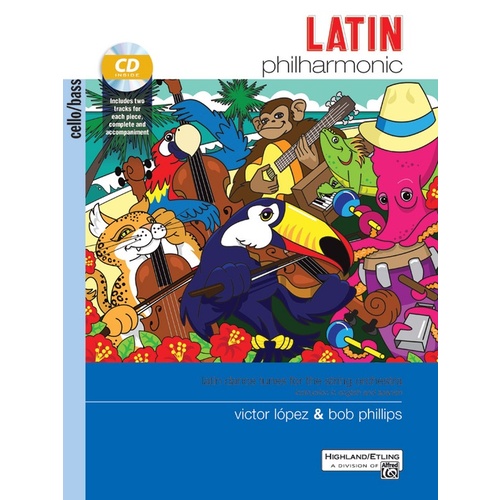Latin Philharmonic Cello/Bass Book/CD