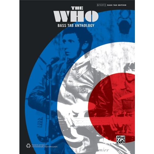 The Who Bass Tab Anthology