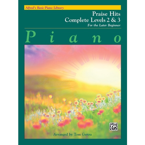 Alfred's Basic Piano Library (ABPL) Praise Hits Complete Levels 2 & 3