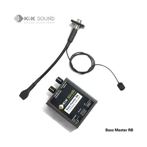 K&K Double Bass Pickup - Bass Master Plus Rockabilly with Two-Channel Preamp and Fingerboard Transducer