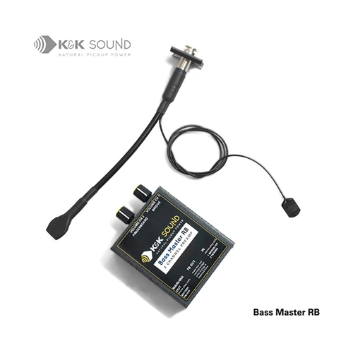 K&K Double Bass Pickup - Bass Master Plus Rockabilly with Two-Channel Preamp
