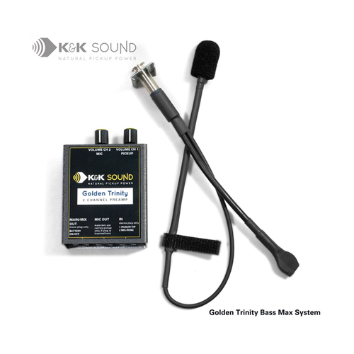 K&K Golden Trinity Bass Max - Double Bass Pickup System