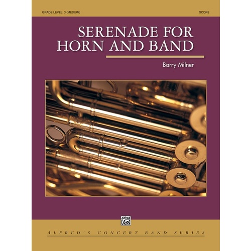 Serenade for Horn and Band Concert Band Sheet Music Grade 3