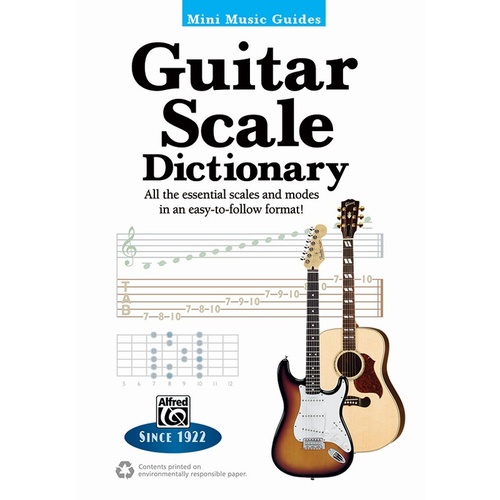 Mini Music Guide Guitar Scale Dictionary