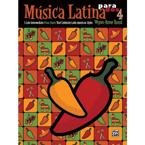 Musica Latina Para Dos Book 4 Piano Duet