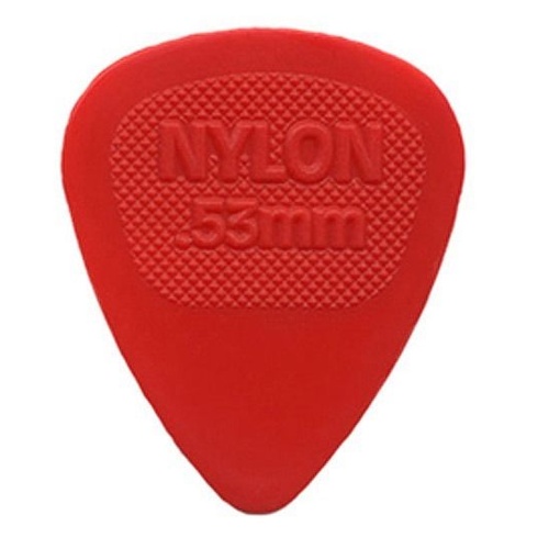 72 x Dunlop Midi Standard .53MM Gauge Guitar Picks 443R Bulk Bag Red