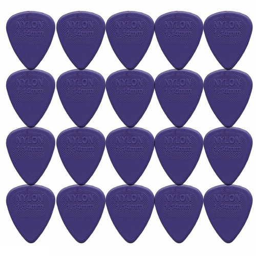 20 x Dunlop Midi Standard 1.14MM Gauge Guitar Picks 443R Purple
