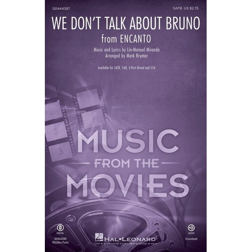 We Don't Talk About Bruno SATB Choral Arrangement