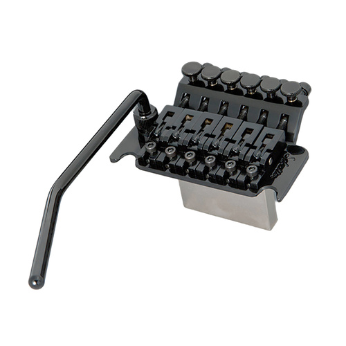 Schaller LockMeister Tremolo Black 13010437.12.20 - Double-Locking System for Adjustable Fingerboard Radii, 10"-16" Options, Made in Germany