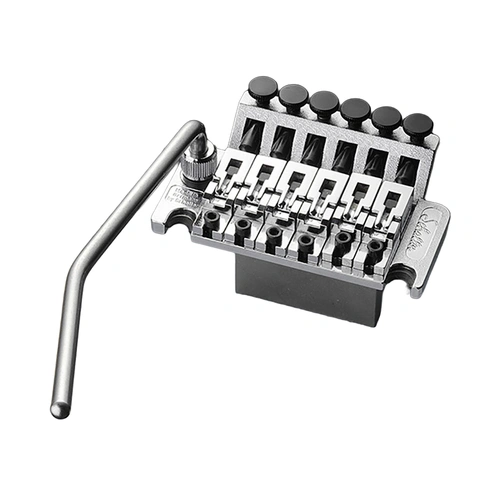 Schaller FR Tremolo System Chrome 13020237.02, 12" Radius, Includes Exchangeable Knife Edges and Saddles, Special Studs for Mounting