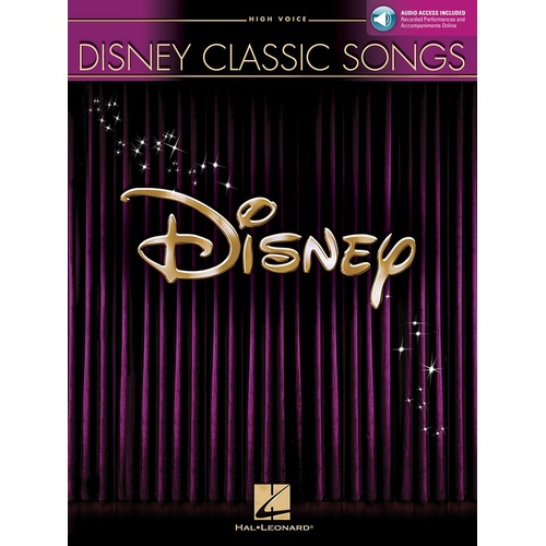 Disney Classic Songs High Voice Book/CD 
