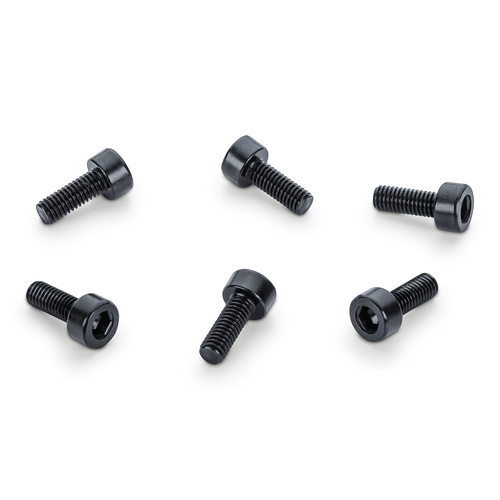 Schaller FR Saddle Mount Screws Set of 6 Black for Schaller Lockmeister Tremolos