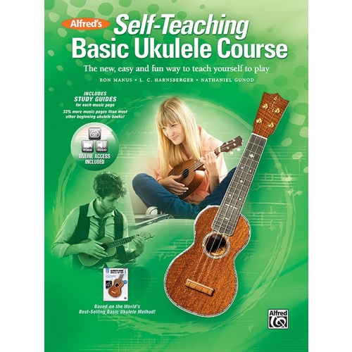 Alfreds Self-Teaching Basic Ukulele Book/CD/DVD