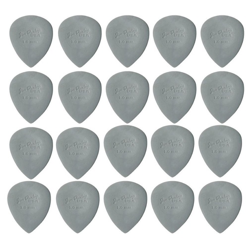 20 x Dunlop Nylon Big Stubby 1.00MM Gauge Guitar Picks 445R Grey