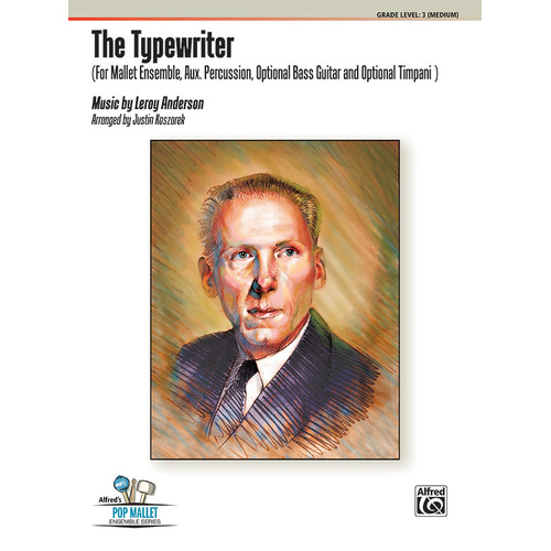 Typewriter Percussion Ensemble Sheet Music for 9-10 Players