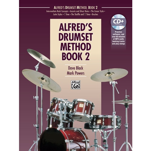 Alfreds Drumset Method Book 2 Book/CD